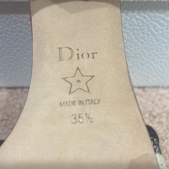 Christian Dior DWAY HEELED SLIDE New in box - Picture 12 of 13